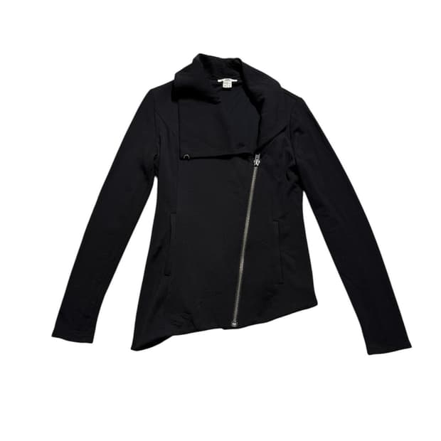 헬무트랭 비대칭 바이커 자켓