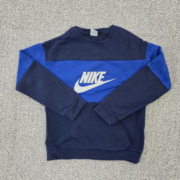 [L] 나이키 기모 배색 맨투맨 긴팔티 0121J