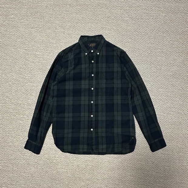 BEAMS PLUS japan made tartan check shirt