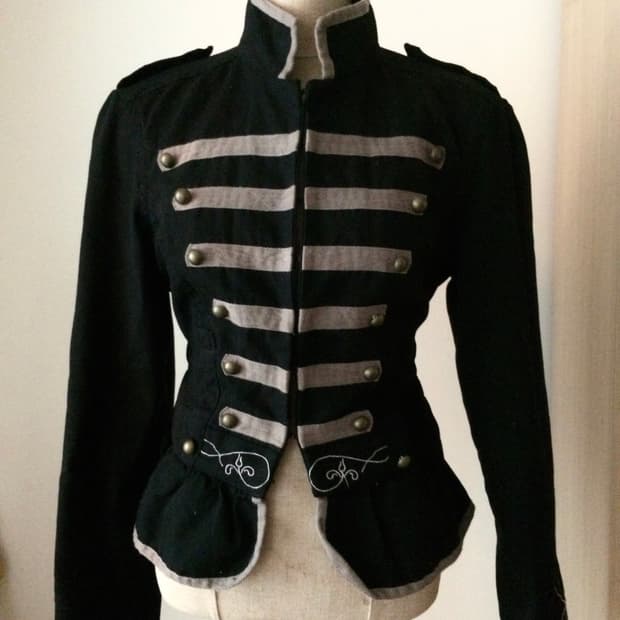 빈티지 아카이브 블랙 나폴레옹 자켓 archive