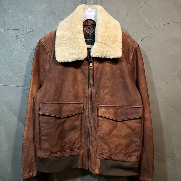 [M] BANANA REPUBLIC 바나나 리퍼블릭 스웨이드 무스탕 