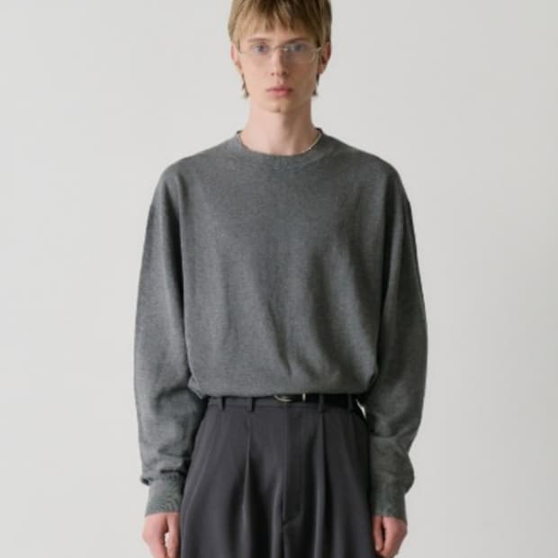 [노운] noun essential knit (charcoal) 2사이즈