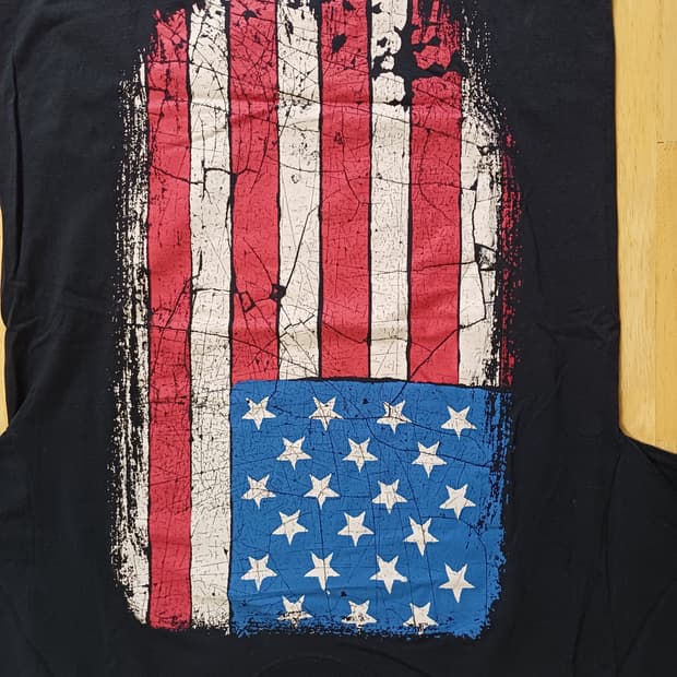 [XL] 빈티지 미국 국기 티