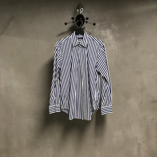 폴로 랄프로렌 스트라이프 셔츠 네이비 S