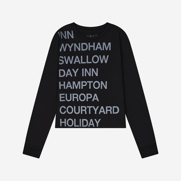 [2] 사파리스팟 1/2 하이웨이 인 롱슬리브 블랙/화이트