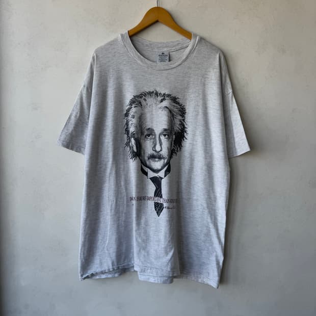 90s Albert Einstein 티셔츠 