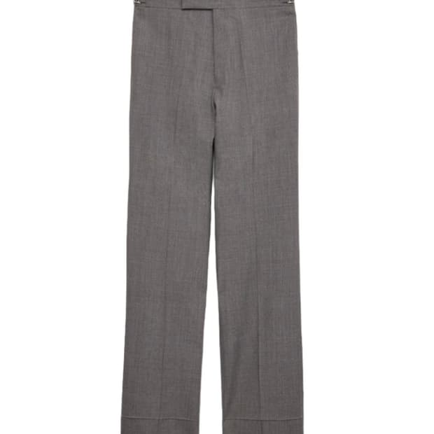 프라다 25SS 테크니컬 울 팬츠 48