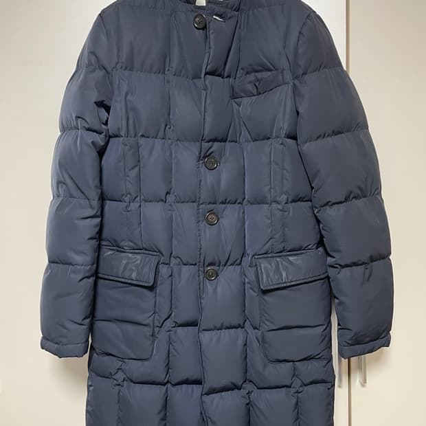 BESLOW 남성 네이비 패딩 코트 100