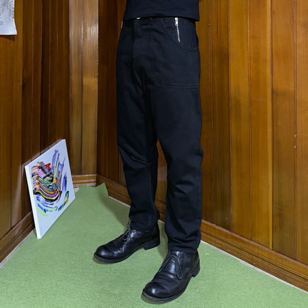 Rna black cotton pants