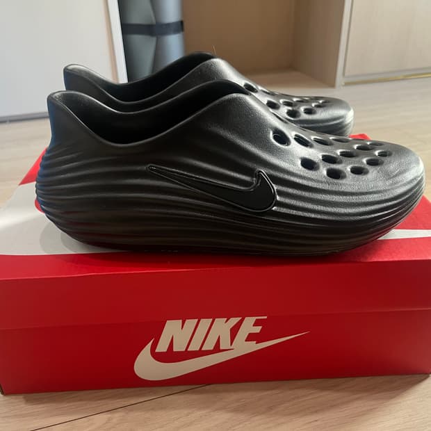 나이키 리액트X 리주버네이트 트리플 블랙 270