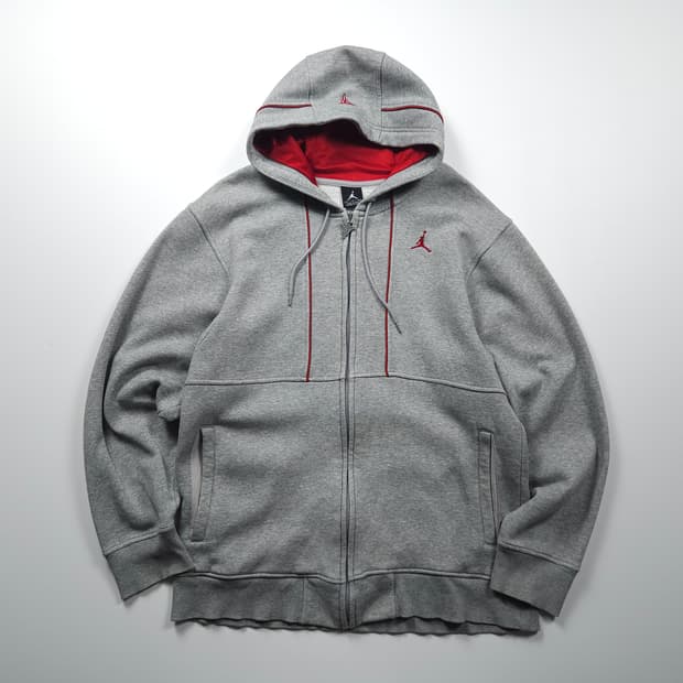 조던 올드스쿨 박시핏 스웻 후드 집업 (M)