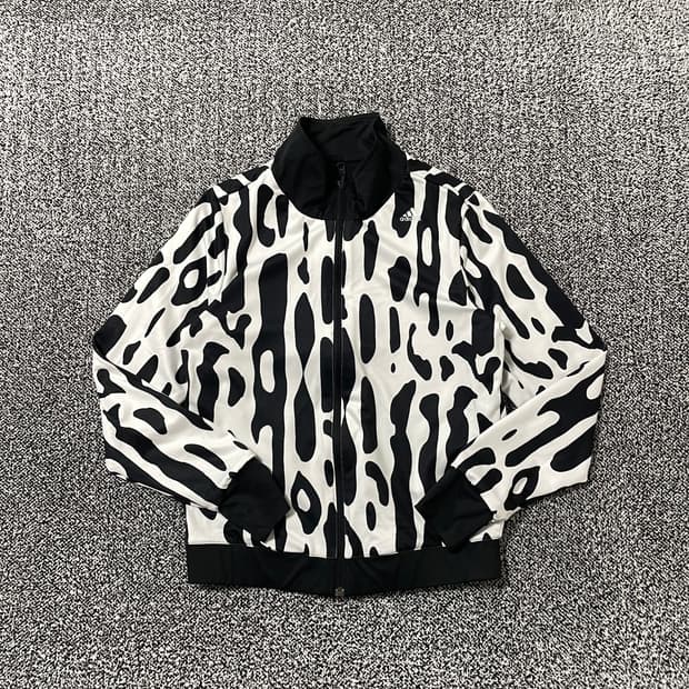 빈티지9. 아디다스 밀크카우 그래픽 리버시블 트랙탑 져지 점퍼 자켓