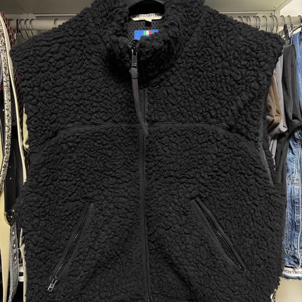 헤리티지플로스 wool pile fleece vest