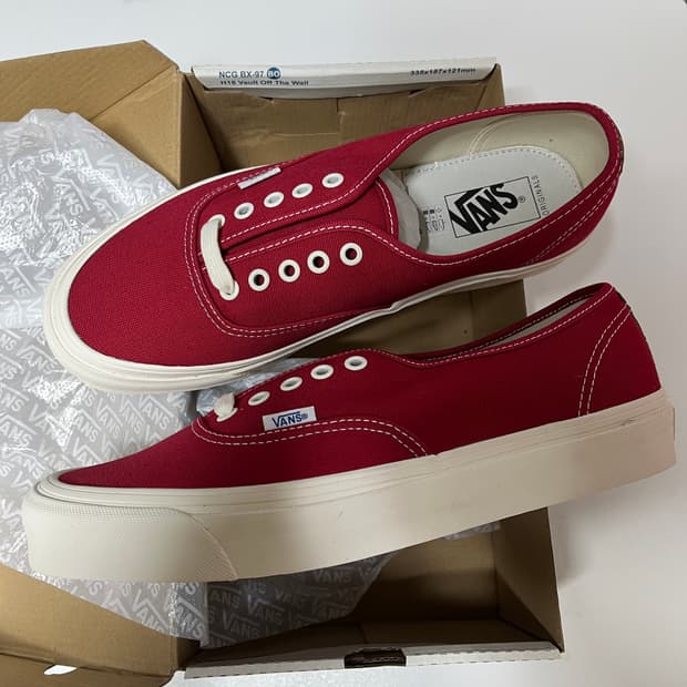 반스 볼트 OG 어센틱 구형 칠리페퍼 280 새상품