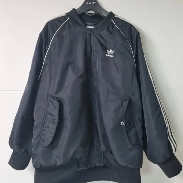 (L) 아디다스 슈퍼스타 퀄티드 SST 봄버 자켓