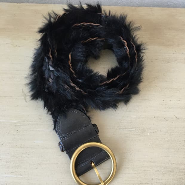 fur belt