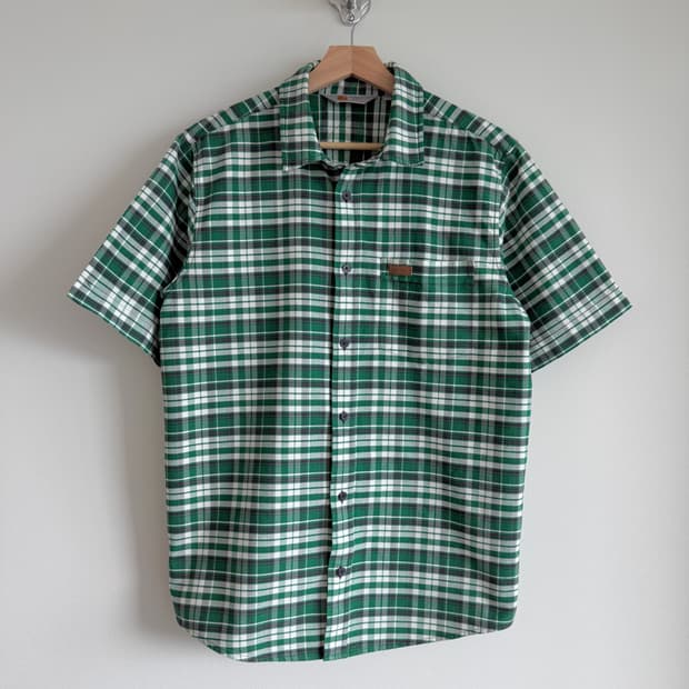 칼하트(Carhartt) 체크 반팔셔츠
