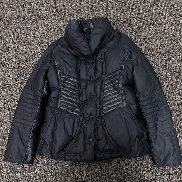 PRENDANG 쁘렝땅 려성 구스다운 패딩 블랙 85(XS)