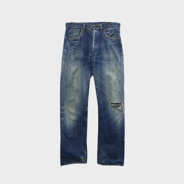 PARANOIA 워싱 데님 팬츠 65129