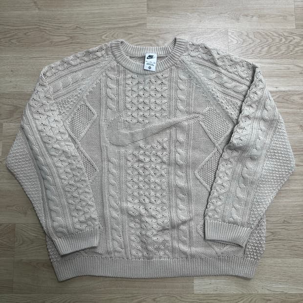 나이키 꽈베기니트 베이지 xxl
