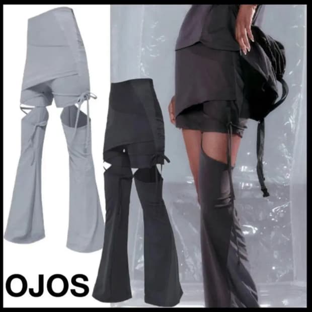 오호스 디테처블 스트랩 스커트 탑 세트 사이즈 1