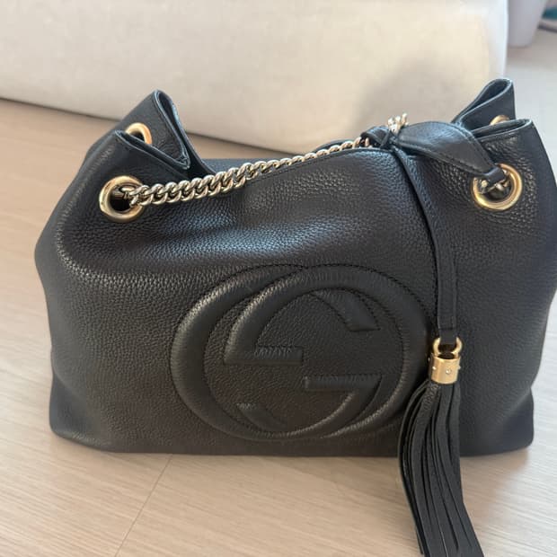 구찌 소호 테슬 체인 숄더백