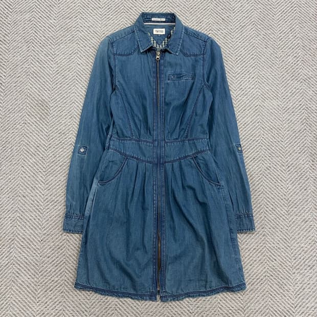 타미힐피거데님 집업 원피스 v3293