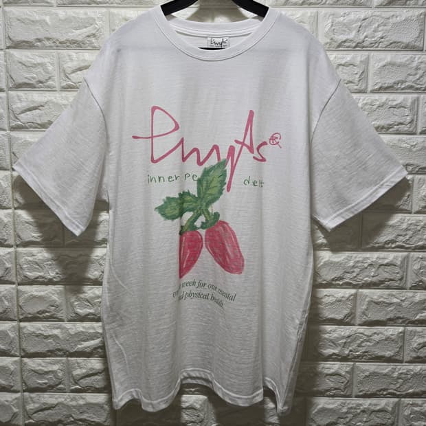 피지컬 디파트먼트 스트로베리 반팔티 M