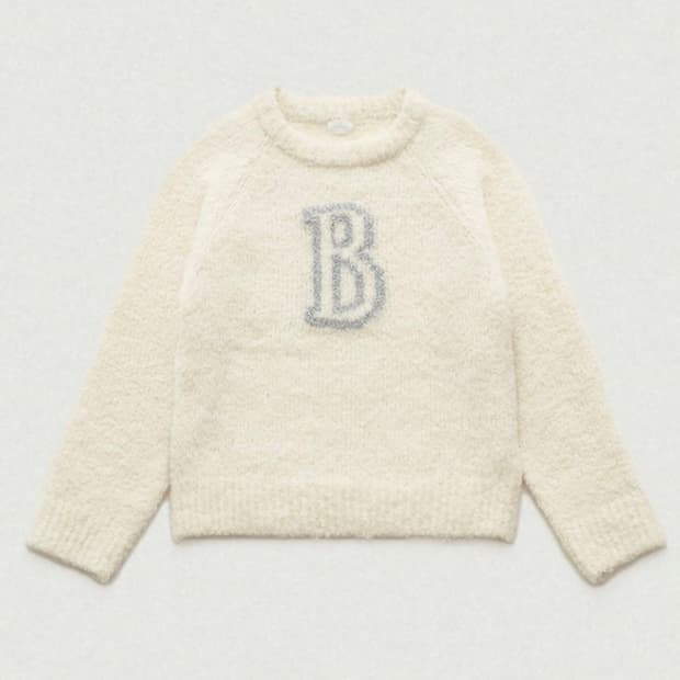 더바넷 알파벳 부클 니트