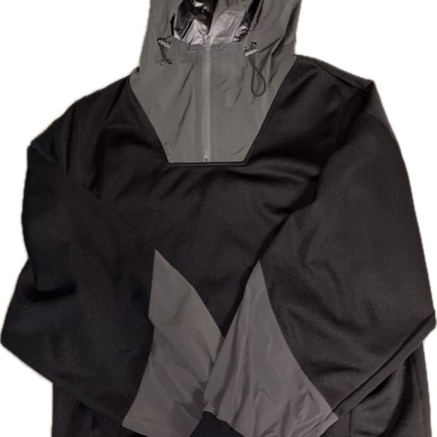 인사일런스 나일론 배색 후드