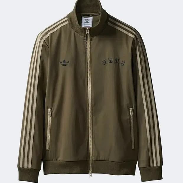 아디다스X네이버후드 카키 져지 