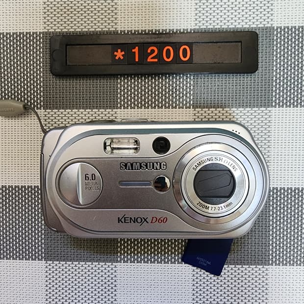 삼성캐녹스 D60 디지털카메라