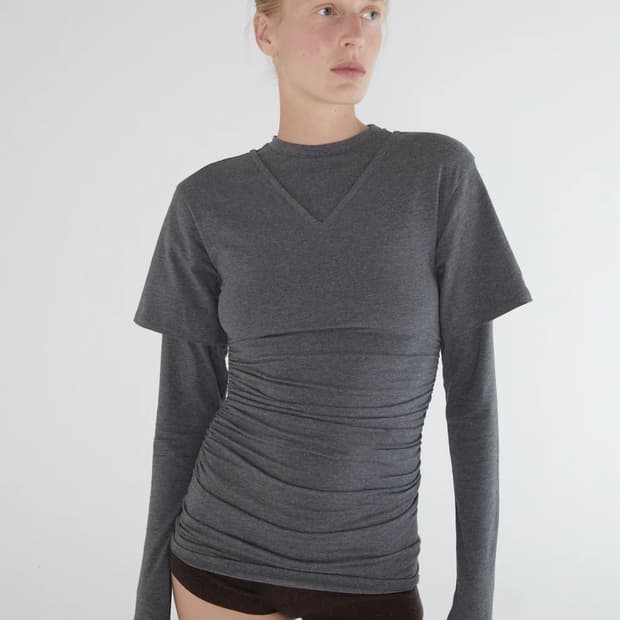 [S,M]팔로마울 Tintin 레이어드 티셔츠