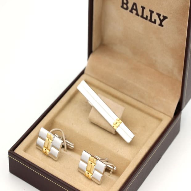 발리 A+등급 5cm 독일 남자 명품 넥타이핀 커프스 세트