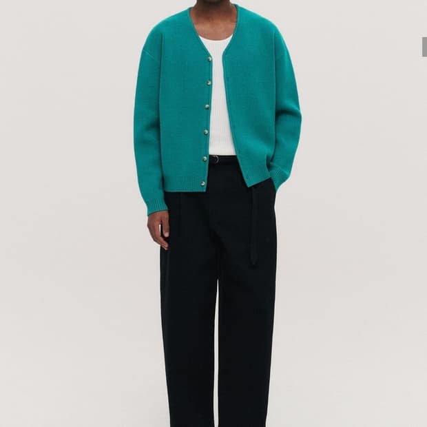 (새상품) 수아레 워셔블 남여공용 가디건 