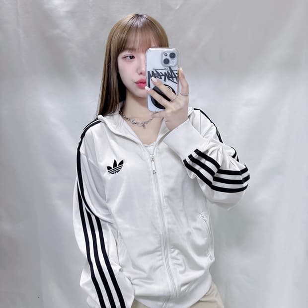 아디다스 대대장급 흰검 파이어버드 트랙탑 