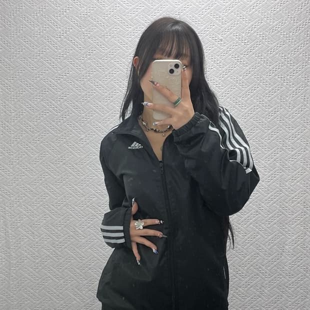 아디다스 올드스쿨 빈티지 오리지널 삼선 바람막이 자켓 S C07661