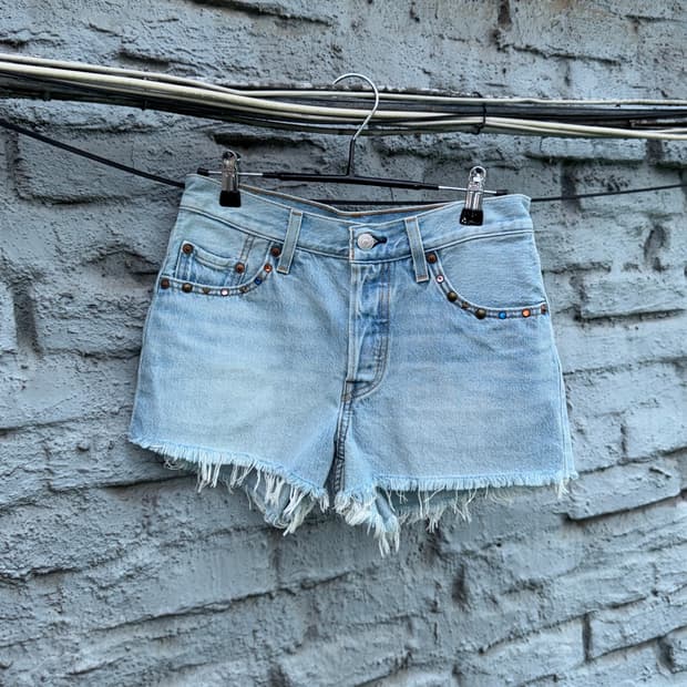 Levis 리바이스501 찡 포인트 숏팬츠(28)