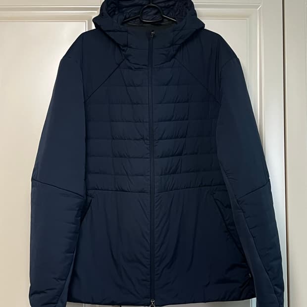 룰루레몬 다운 필 후드 XL 네이비