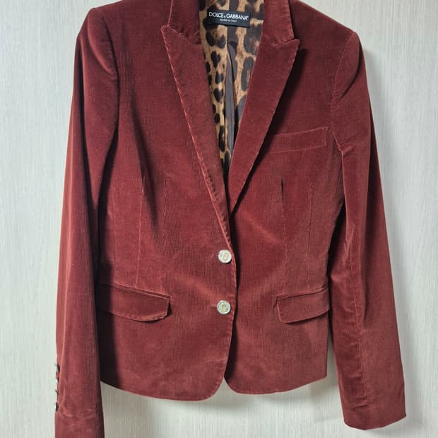 (정품) 돌체앤가바나 코듀로이 자켓 여성 40
