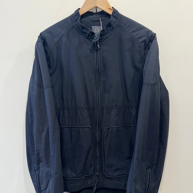아르마니 익스체인지 블루종 자켓