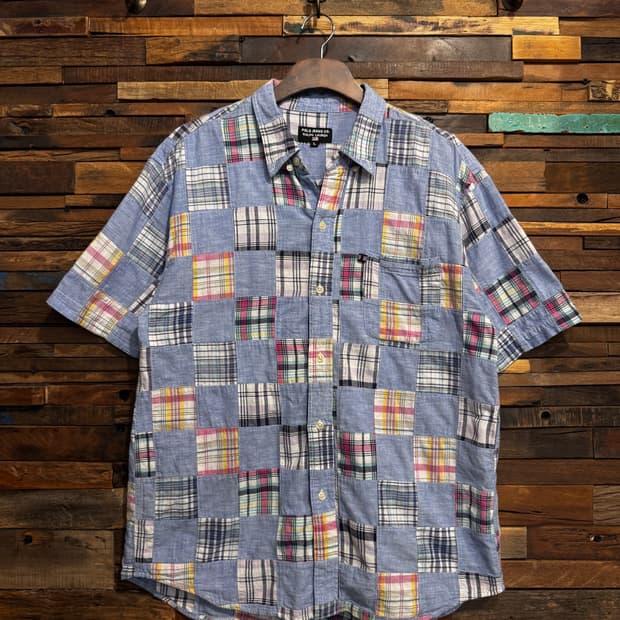 90s polo Jeans co, patchworked Shirt