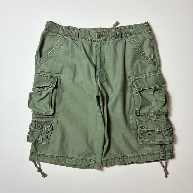 K.two Hollis 00's 멀티포켓 와이드 카고 반바지 PN9084