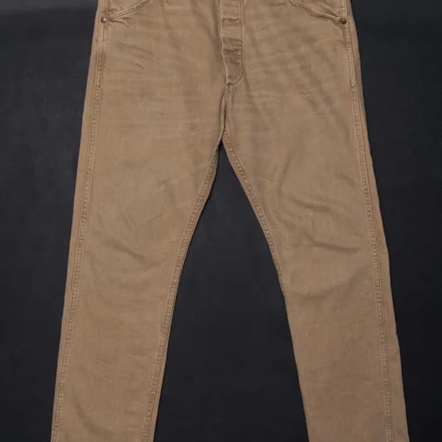 rrl 하이슬림 베이지 데님 34x32