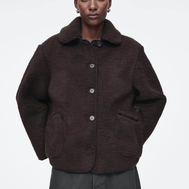 코스 칼라 포 시어링 재킷 L