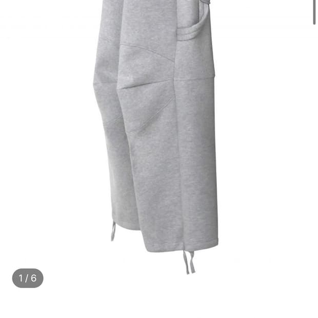 Mjd 3D KNEE SWEAT PANTS MELANGE GREY