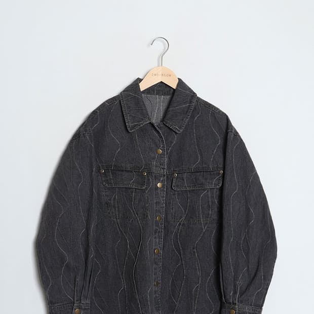 Non WaveLine Denim Shirt Jacket