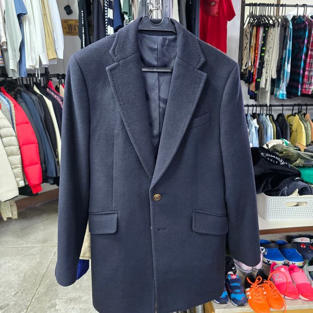 티아이포맨 네이비 캐시미어 코트 (1335)