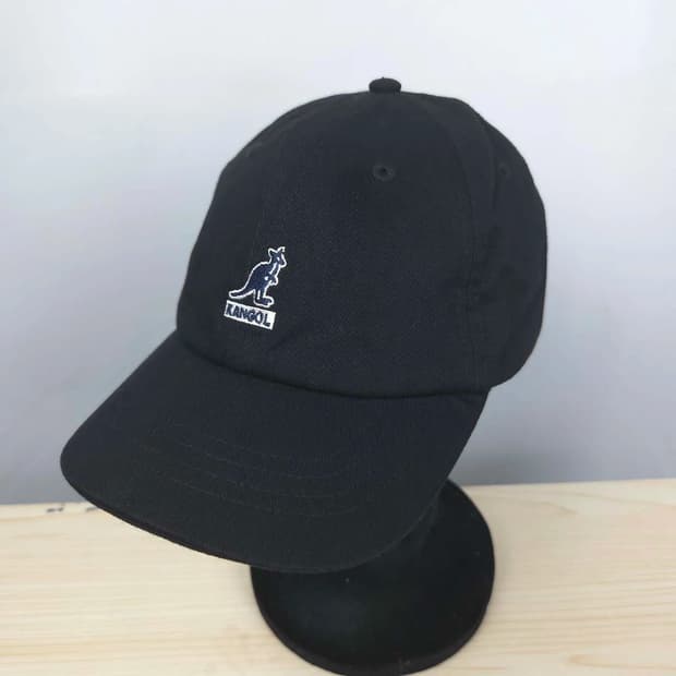 여S 캉골 블랙 볼캡 모자