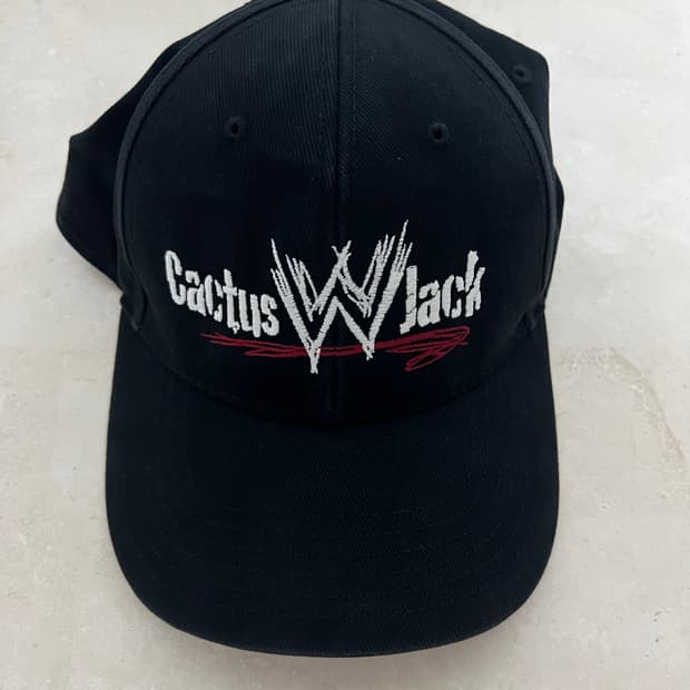 (OS)트래비스 스캇 캑터스 잭 WWE 로고 캡